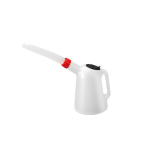 Lampa ΔΟΧΕΙΟ ΠΛΑΣΤΙΚΟ (HDPE) ΓΙΑ ΜΕΤΑΦΟΡΑ ΛΑΔΙΟΥ ΜΕ ΕΥΚΑΜΠΤΟ ΜΑΚΡΥ ΣΤΟΜΙΟ ΚΑΙ ΚΑΠΑΚΙ ΛΕΥΚΟ 1000ml LAMPA  - 1 TEM.