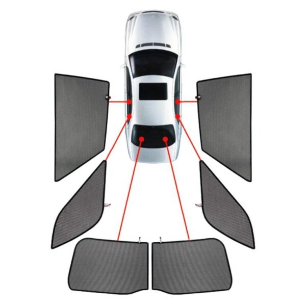 CarShades ΚΟΥΡΤΙΝΑΚΙΑ ΜΑΡΚΕ CAR SHADES ΓΙΑ LAND ROVER DISCOVERY 5D 2004+ - 6 ΤΕΜ.