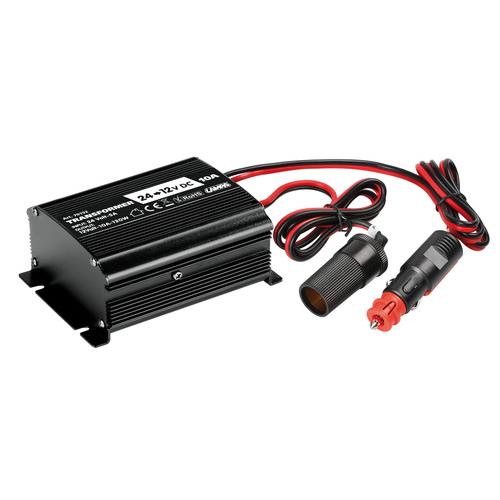 Lampa ΜΕΤΑΣΧΗΜΑΤΙΣΤΗΣ ΑΝΑΠΤΗΡΑ ΑΠΟ 24V 5Α ΣΕ 12V 10A 120W ΜΕ ΚΑΛΩΔΙΟ 75cm