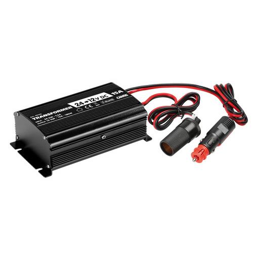 Lampa ΜΕΤΑΣΧΗΜΑΤΙΣΤΗΣ ΑΝΑΠΤΗΡΑ ΑΠΟ 24V (7,5Α) ΣΕ 12V (15A) 180W ΜΕ ΚΑΛΩΔΙΟ 75cm