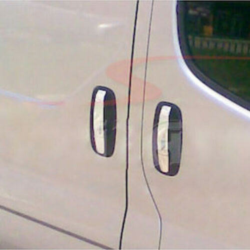 S-dizayn ΧΕΡΟΥΛΙΑ ΠΟΡΤΑΣ ΓΙΑ RENAULT TRAFIC 2001-2010  ΧΡΩΜΙΟ ΜΕΤΑΛΛΙΚΑ 5ΤΕΜ.