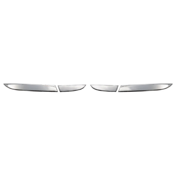 S-dizayn ΜΑΣΚΑΚΙΑ ΦΑΝΑΡΙΩΝ ΓΙΑ RENAULT CLIO 5D 2012+  ΚΑΤΩ ΠΙΣΩ ΦΑΝΑΡΙΩΝ ΧΡΩΜΙΟ ΜΕΤΑΛΛΙΚΑ 2ΤΕΜ.