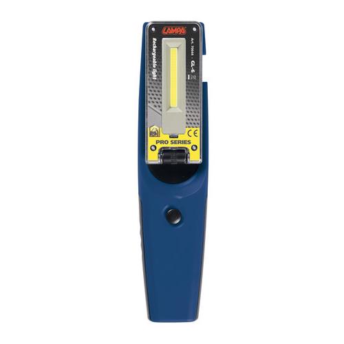 Lampa ΦΑΚΟΣ GL-6 12/24/230V/USB COB LED 250lm 4W 7.000K PRO-SERIES ΑΔΙΑΒΡΟΧΟΣ ΜΕ ΜΑΓΝΗΤΙΚΗ ΒΑΣΗ+ΓΑΝΤΖΟΣ