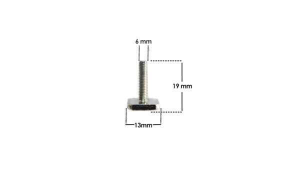 MENABO ΣΥΣΤΗΜΑ ΔΕΣΗΣ T-SCREW 13mm ΓΙΑ ΜΠΑΡΕΣ BRIO MENABO (T-STYLE) - Image 2
