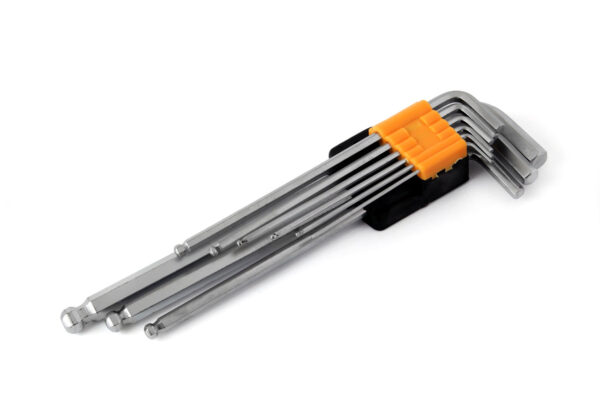 Amio ΚΛΕΙΔΙΑ ΑΛΕΝ IMBUS ΜΑΚΡΥΑ 230mm IKL AMiO - 9 ΤΕΜ.