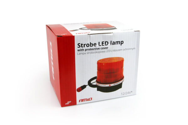 Amio ΦΑΡΟΣ LED 12V - 115 Χ 115mm (ΠΟΡΤΟΚΑΛΙ/ΜΑΓΝΗΤΙΚΗ ΒΑΣΗ) AMiO - 1 ΤΕΜ. - Image 3