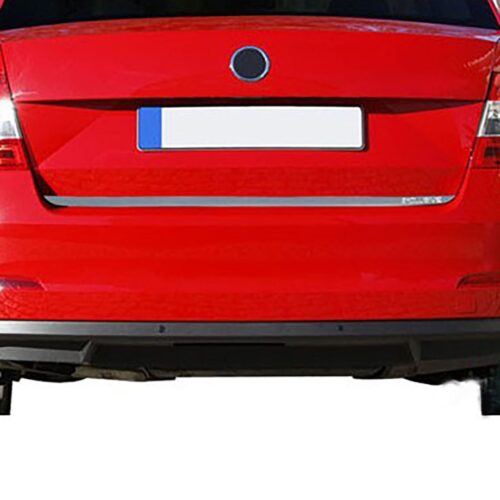S-dizayn ΤΡΙΜ ΜΑΡΚΕ ΠΟΡΤ ΜΠΑΓΚΑΖ ΧΡΩΜΙΟ ΓΙΑ SKODA OCTAVIA 3 A7 4D/SW 2013+