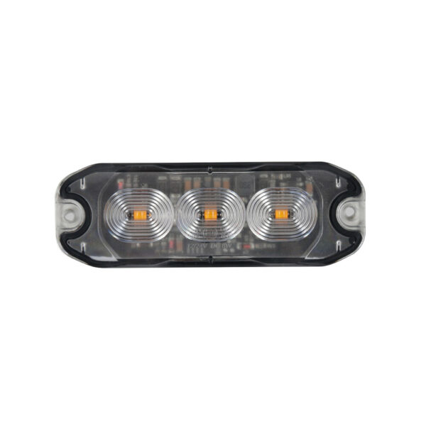Lampa ΣΤΡΟΜΠΟ ΠΟΡΤΟΚΑΛΙ 12/24V 3 LED 4 ΧΡΗΣΕΩΝ ΑΔΙΑΒΡΟΧΟ IP67 (ΠΑΧΟΣ: 7mm) 88x30mm  LAMPA - 1 TEM.
