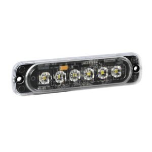 Lampa ΣΤΡΟΜΠΟ ΛΕΥΚΟ LF1 12/24V ΜΕ 6 LED 19 ΧΡΗΣΕΩΝ ΑΔΙΑΒΡΟΧΟ 113x28mm 1ΤΕΜ.