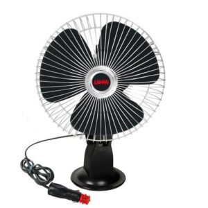 Lampa ΑΝΕΜΙΣΤΗΡΑΣ CHROME FAN 12V/16W (ΜΕ ΦΙΣ ΑΝΑΠΤΗΡΑ ΚΑΙ ΒΕΝΤΟΥΖΑ - Φ 20 cm)