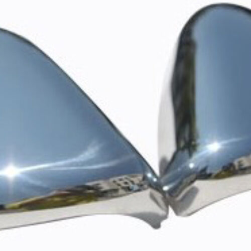 Omtec ΚΑΠΑΚΙΑ ΚΑΘΡΕΠΤΩΝ ΓΙΑ VW GOLF 6 3/5D/SW 2010-2013/ VW TOURAN MPV 2010+ ΧΡΩΜΙΟΥ 2 ΤΕΜ. ΜΕΤΑΛΛΙΚΑ