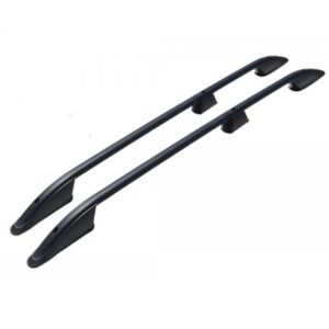 Omtec ΜΠΑΡΕΣ ΟΡΟΦΗΣ ΓΙΑ VW T5 TRANSPORTER 2003-2015 (L2) ΠΑΡΑΛΛΗΛΕΣ ΑΛΟΥΜΙΝΙΟΥ 2ΤΕΜ ΜΑΥΡΕΣ