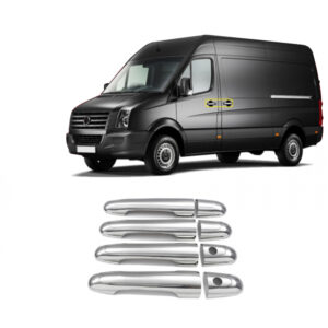 S-dizayn ΧΕΡΟΥΛΙΑ ΠΟΡΤΑΣ ΓΙΑ VW CRAFTER 2006+  ΧΡΩΜΙΟ ΜΕΤΑΛΛΙΚΑ 4ΤΕΜ.