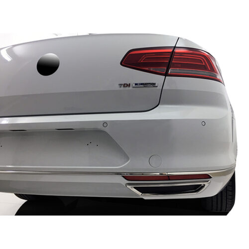S-dizayn ΔΙΑΚΟΣΜΗΤΙΚΑ ΕΞΑΤΜΙΣΗΣ R-LINE LOOK 2ΤΕΜ. ΓΙΑ VW PASSAT B8 4D 2015+