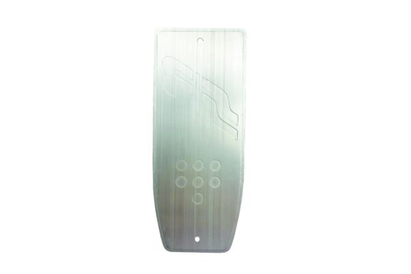 Simoni Racing ΤΕΜΠΕΛΗΣ ΠΟΔΙΟΥ ANTI SLIP LOOK ΜΑΥΡΟ ΑΛΟΥΜΙΝΙΟΥ 195x80mm  SIMONI RACING - 1 TEM. - Image 2