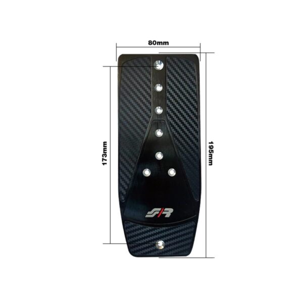 Simoni Racing ΤΕΜΠΕΛΗΣ ΠΟΔΙΟΥ CARBON LOOK ΜΑΥΡΟ ΑΛΟΥΜΙΝΙΟΥ  SIMONI RACING - 1 TEM - Image 2
