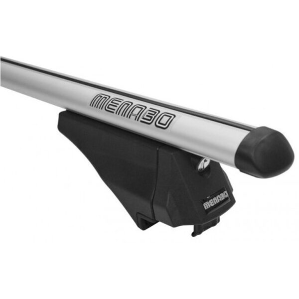 MENABO ΜΠΑΡΕΣ ΟΡΟΦΗΣ ΑΛΟΥΜΙΝΙΟΥ TIGER XL SILVER 131,5 cm ΣΕ ΑΣΗΜΙ ΧΡΩΜΑ ΓΙΑ ΟΡΟΦΗ ΜΕ FLUSH ΚΑΙ RAISED RAILS MENABO - 2 ΤΕΜ. - Image 2
