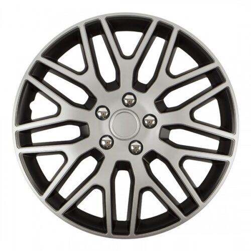 Amio ΤΑΣΙΑ 15″ DAKAR NC ΑΣΗΜΙ/ΜΑΥΡΟ – AMIO ΣΕΤ 4ΤΕΜ ΣΕ KOYTI