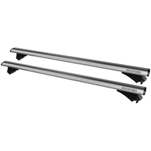 MENABO ΜΠΑΡΕΣ ΟΡΟΦΗΣ ΑΛΟΥΜΙΝΙΟΥ LEOPARD XL SILVER 135 cm ΣΕ ΑΣΗΜΙ ΧΡΩΜΑ ΓΙΑ ΟΡΟΦΗ ΜΕ FLUSH ΚΑΙ RAISED RAILS MENABO – 2 ΤΕΜ.