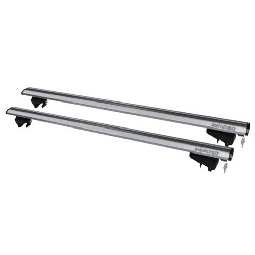 MENABO ΜΠΑΡΕΣ ΟΡΟΦΗΣ ΑΛΟΥΜΙΝΙΟΥ LINCE SILVER 120 cm ΣΕ ΑΣΗΜΙ ΧΡΩΜΑ ΓΙΑ ΟΡΟΦΗ ΜΕ FLUSH RAILS MENABO – 2 ΤΕΜ.