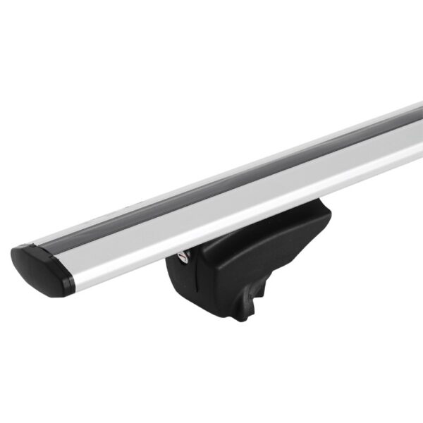 MENABO ΜΠΑΡΕΣ ΟΡΟΦΗΣ ΑΛΟΥΜΙΝΙΟΥ LINCE SILVER 120 cm ΣΕ ΑΣΗΜΙ ΧΡΩΜΑ ΓΙΑ ΟΡΟΦΗ ΜΕ FLUSH RAILS MENABO - 2 ΤΕΜ. - Image 2