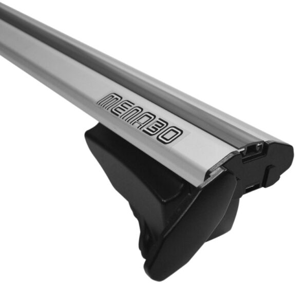 MENABO ΜΠΑΡΕΣ ΟΡΟΦΗΣ ΑΛΟΥΜΙΝΙΟΥ LINCE SILVER 120 cm ΣΕ ΑΣΗΜΙ ΧΡΩΜΑ ΓΙΑ ΟΡΟΦΗ ΜΕ FLUSH RAILS MENABO - 2 ΤΕΜ. - Image 3