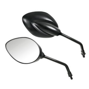 Lampa ΚΑΘΡΕΠΤΕΣ ΜΟΤΟ TORI M8x1,25 ΜΑΥΡΟΙ 2ΤΕΜ.