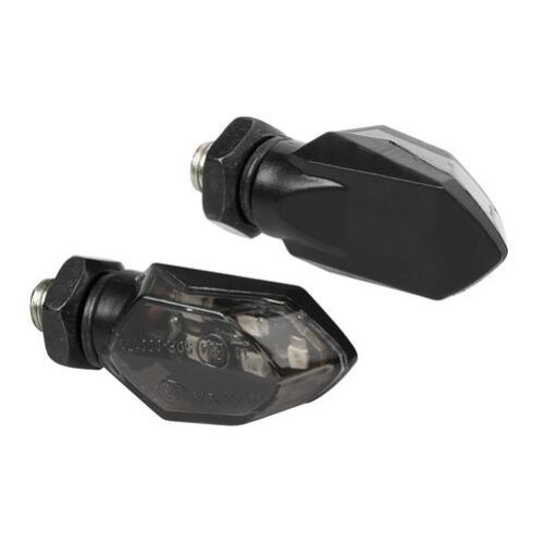 Lampa ΦΛΑΣ ΜΟΤΟ MICRO ΜΑΥΡΑ 12V SMD LED 35x18mm 2ΤΕΜ.