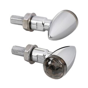 Lampa ΦΛΑΣ ΜΟΤΟ DROP 12V SMD LED (35x43mm) ΧΡΩΜΙΟ -2 ΤΕΜ.