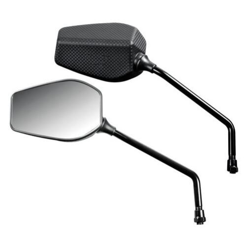 Lampa ΚΑΘΡΕΠΤΕΣ ΜΟΤΟ FENDER M10x1,25 ΜΑΥΡΟΙ/CARBON 2 ΤΕΜ.