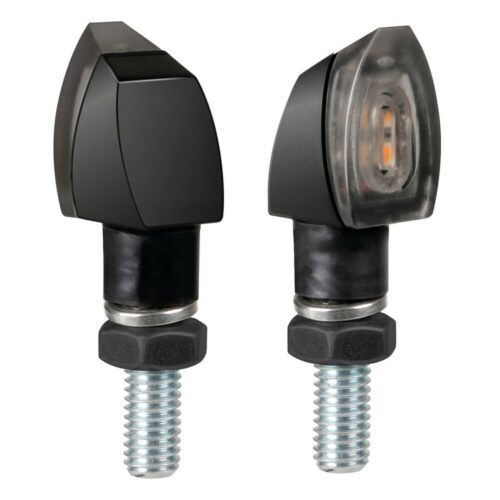 Lampa ΦΛΑΣ ΜΟΤΟ VOLT ΜΑΥΡΑ ΑΠΟ ΑΛΟΥΜΙΝΙΟ 12V SMD LED (36×18 mm) -2ΤΕΜ.