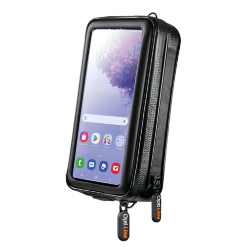 Optiline Θήκη Κινητού και Πορτοφόλι Wallet Plus της σειράς Optiline Universal Εφαρμογής για κινητά με μέγιστες διαστάσεις 85 x 170 mm, συμβατή με Βάσεις Στήριξης Κινητού Optiline για Μηχανή με σύστημα Duolock