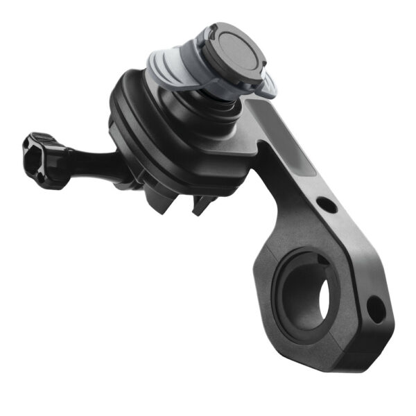 Optiline Διπλή Βάση Στήριξης Κινητού και Action Camera Combo της σειράς Optiline για Τιμόνι Ποδηλάτου με διάμετρο από 22 mm έως 31,75 mm και σύστημα Duolock, συμβατή με Θήκες ή Αντάπτορες Κινητού Optiline και Θήκες για Action Cameras - Image 2