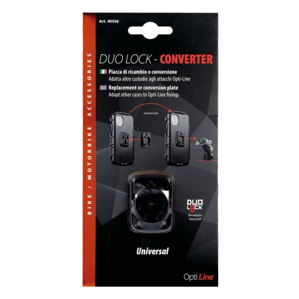 Optiline Ανταλλακτικός, Βιδωτός Αντάπτορας Duolock Converter της σειράς Optiline, συμβατός με Θήκες ή Αντάπτορες Κινητού και Βάσεις Στήριξης Κινητού Optiline - Image 4