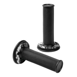 Lampa ΧΕΡΟΥΛΙΑ MOTO DONUT OFF-ROAD ΜΑΥΡΑ/ΓΚΡΙ 22MM+25MM 12CM 2ΤΕΜ