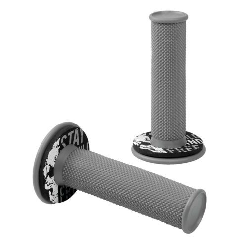 Lampa ΧΕΡΟΥΛΙΑ MOTO DONUT OFF-ROAD ΓΚΡΙ/ΓΚΡΙ 22MM+25MM 12CM 2ΤΕΜ