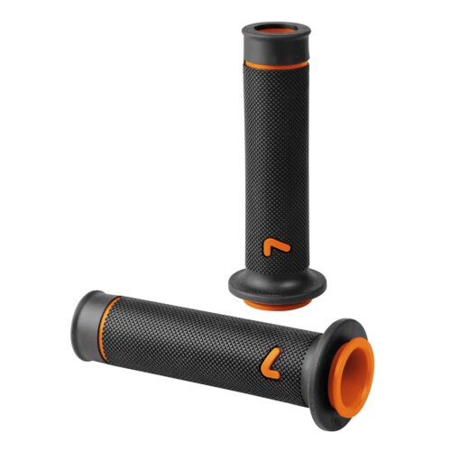 Lampa ΧΕΙΡΟΛΑΒΕΣ ΤΙΜΟΝΙΟΥ ΜΗΧΑΝΗΣ SPORT-GRIP ΜΑΥΡΟ/ΠΟΡΤΟΚΑΛΙ (22 mm-12cm/25mm-12,5cm) LAMPA – 2 ΤΕΜ.