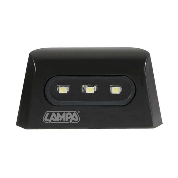 Lampa ΦΩΣ ΠΙΝΑΚΙΔΑΣ (ΠΛΑΦΟΝΙΕΡΑ) MOTO A-LON  12V 3LED SMD 57x30mm ΛΕΥΚΟ ΦΩΣ/ΜΑΥΡΟ ΧΡΩΜΑ 1ΤΕΜ - Image 3