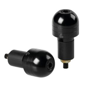 Lampa ΑΝΤΙΒΑΡΑ ΤΙΜΟΝΙΟΥ ΣΦΑΙΡΙΚΑ MOTO BAR ENDS ΜΕ ΕΣΩΤΕΡΙΚΗ ΔΙΑΜΕΤΡΟ 17-23 mm (ΜΑΥΡΟ ΑΝΟΔΙΩΜΕΝΟ ΑΛΟΥΜΙΝΙΟ) - 2 ΤΕΜ.