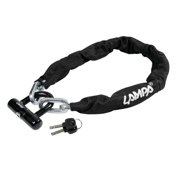 Lampa ΑΝΤΙΚΛΕΠΤΙΚΗ ΚΟΥΛΟΥΡΑ ATROX ΜΕ ΥΦΑΣΜΑ ΜΑΥΡΗ ΜΕ ΕΞΩΤΕΡΙΚΗ ΚΛΕΙΔΑΡΙΑ 90cm 10mm (2 ΚΛΕΙΔΙΑ)
