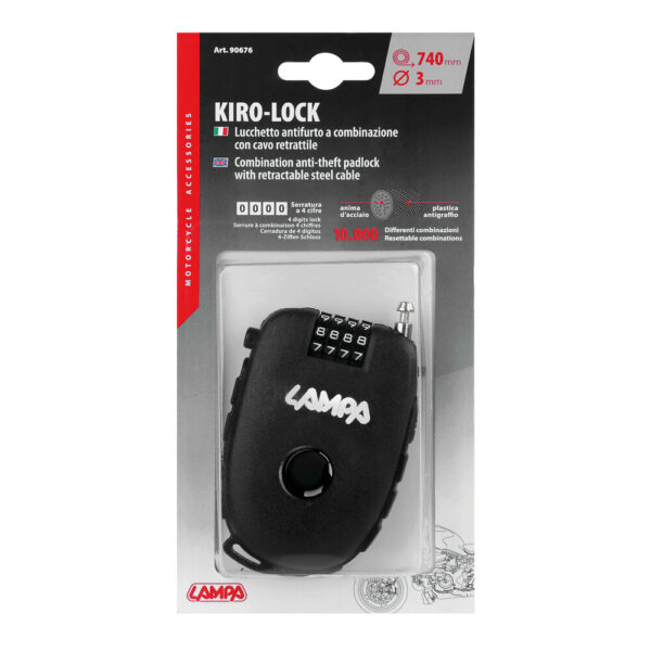 Lampa ΑΝΤΙΚΛΕΠΤΙΚΟ ΚΡΑΝΟΥΣ ΜΕ ΣΥΝΔΥΑΣΜΟ KIRO-LOCK 74cm/ 3mm LAMPA -1 TEM. - Image 4