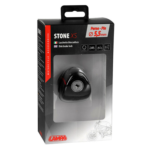 Lampa ΑΝΤΙΚΛΕΠΤΙΚΟ ΔΙΣΚΟΦΡΕΝΟΥ STONE XS ΜΑΥΡΟ 5,5mm (2 ΚΛΕΙΔΙΑ) LAMPA - 1 ΤΕΜ - Image 4