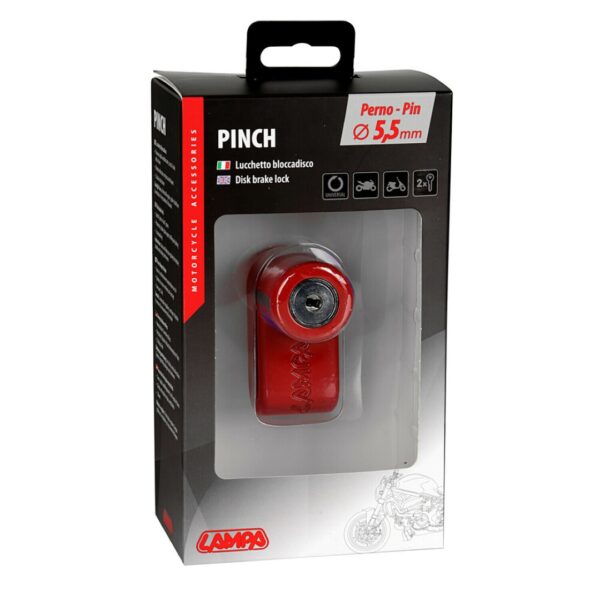 Lampa ΑΝΤΙΚΛΕΠΤΙΚΟ ΔΙΣΚΟΦΡΕΝΟΥ PINCH ΚΟΚΚΙΝΟ 5,5mm (2 ΚΛΕΙΔΙΑ)LAMPA - 1 ΤΕΜ - Image 3