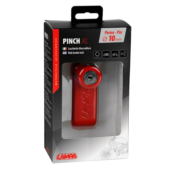 Lampa ΑΝΤΙΚΛΕΠΤΙΚΟ ΔΙΣΚΟΦΡΕΝΟΥ PINCH ΚΟΚΚΙΝΟ 10mm (2 ΚΛΕΙΔΙΑ) LAMPA - 1 ΤΕΜ - Image 3