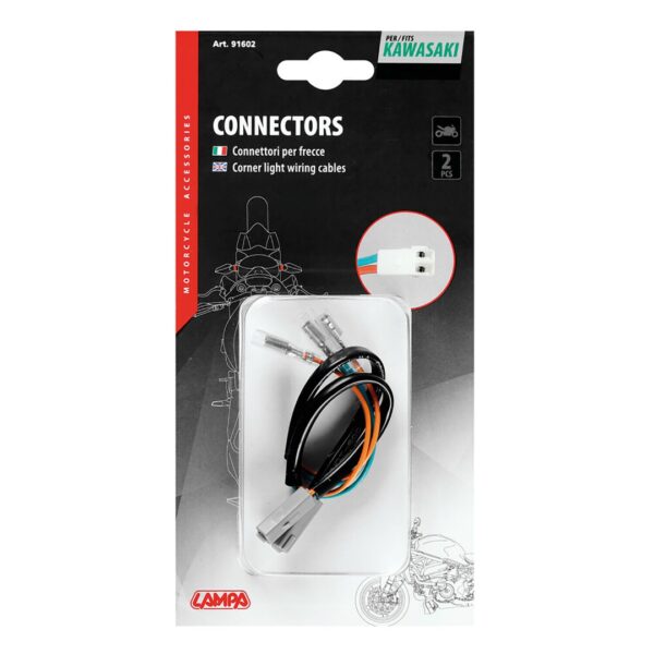 Lampa ΚΑΛΩΔΙΩΣΗ ΓΙΑ ΣΥΝΔΕΣΗ LED ΦΛΑΣ KAWASAKI 2ΤΕΜ. - Image 4