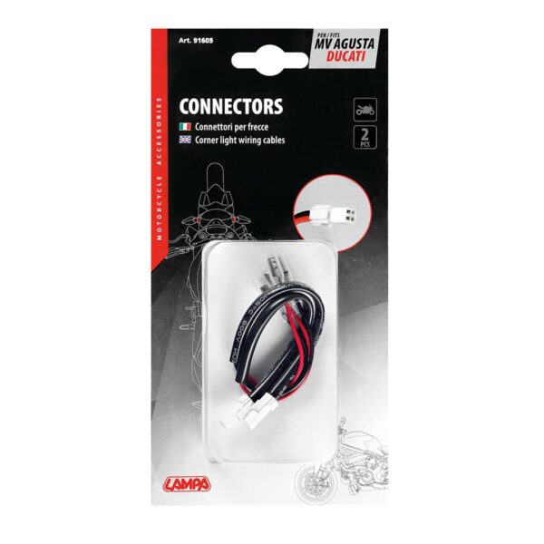 Lampa ΚΑΛΩΔΙΩΣΗ ΓΙΑ ΣΥΝΔΕΣΗ LED ΦΛΑΣ MV AGUSTA/DUCATI 2ΤΕΜ. - Image 4