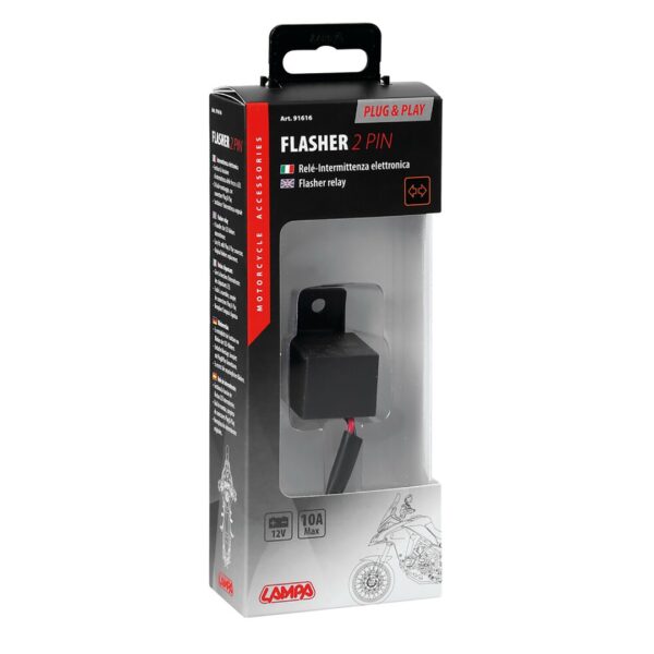 Lampa FLASHER ΗΛΕΚΤΡΟΝΙΚΟ ΓΙΑ LED 12V max 10A (ΦΛΑΣΕΡ) - Image 2