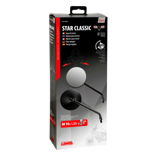 Lampa ΚΑΘΡΕΠΤΕΣ MOTO ΣΤΡΟΓΓΥΛΟΙ M10X1,25 DX 106cm STAR CLASSIC LAMPA - 2 ΤΕΜ - Image 3