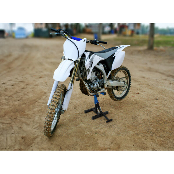 Lampa ΣΤΑΝΤ ΑΝΥΨΩΣΗΣ ΤΡΟΧΟΥ MOTO (CROSS/ENDURO) MAX150kg / ΥΨΟΣ: 30-40cm/ ΒΑΣΗ: 20x30cm ΜΠΛΕ CROSS LIFT LAMPA - 1 τεμ. - Image 2