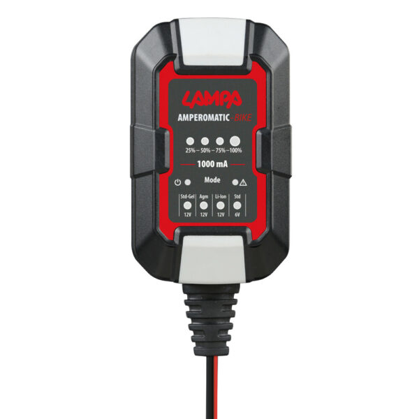 Lampa ΦΟΡΤΙΣΤΗΣ/ΣΥΝΤΗΡΗΤΗΣ ΜΠΑΤΑΡΙΑΣ AMPEROMATIC BIKE 6/12V 1A 2>20Ah GEL/STD/SMF/AGM/EFB/LiFePo4 LAMPA - 1 ΤΕΜ - Image 2
